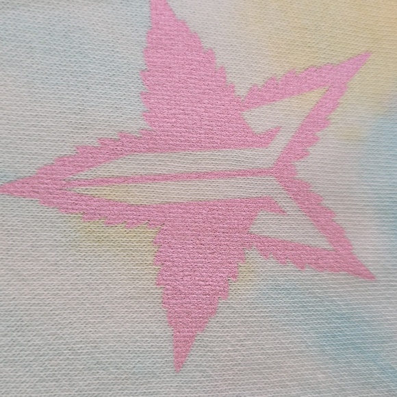 Jeffree Star Tie-Dye Hoodie with Star Logo And Print On One Sleeve, NIP, MULT SZ - Picture 4 of 5